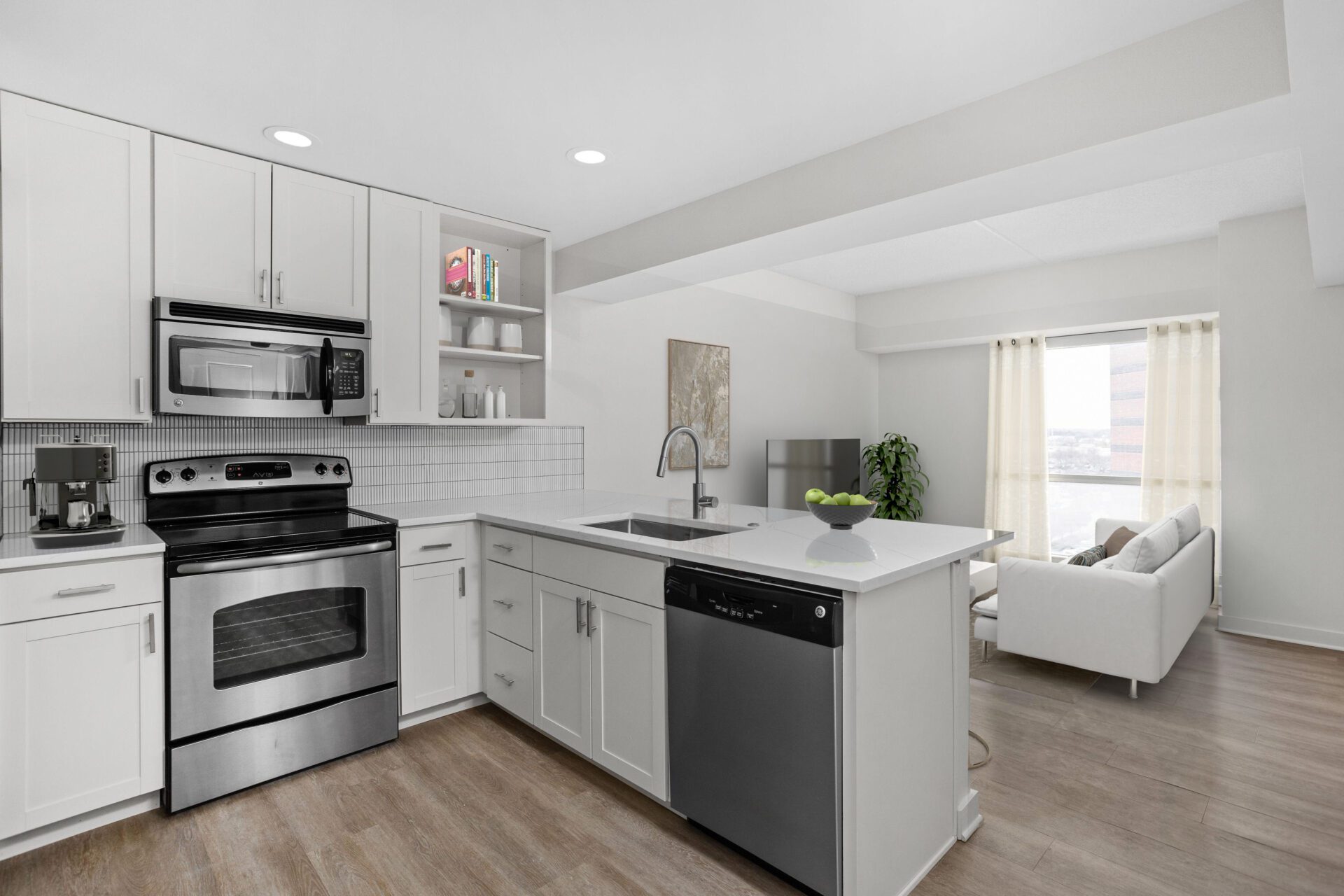 Kitchen in apartments